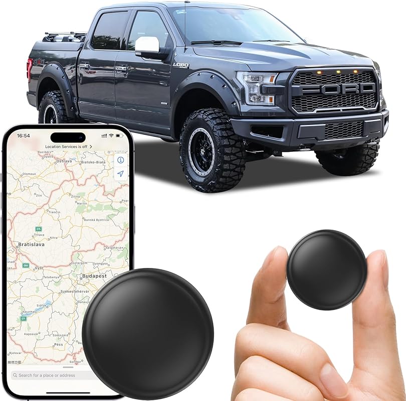No Subscription GPS Tracker for Vehicles: Mini Hidden Magnetic, Real-T