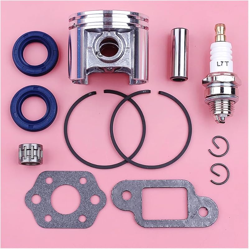 42.5mm Piston Ring Kit for MS250 Chainsaw, Includes Gasket, Needle Bea