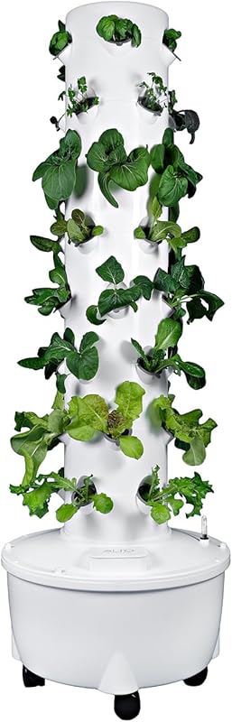 HX High-Capacity Aeroponic Tower Hydroponic System Kit - Food-Grade wi
