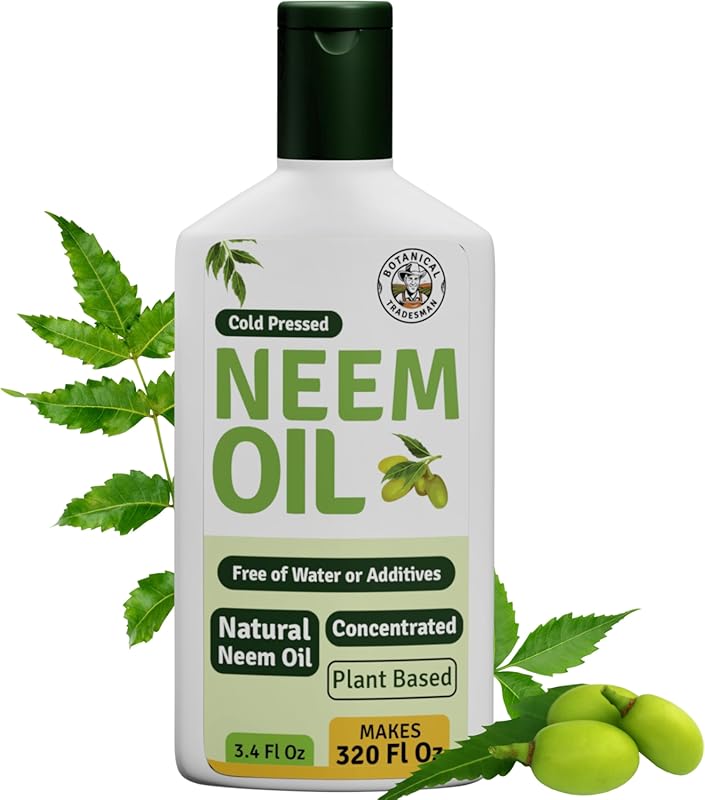 Pure Cold-Pressed Neem Oil 100 ml - Plant-Based Concentrate for Indoor