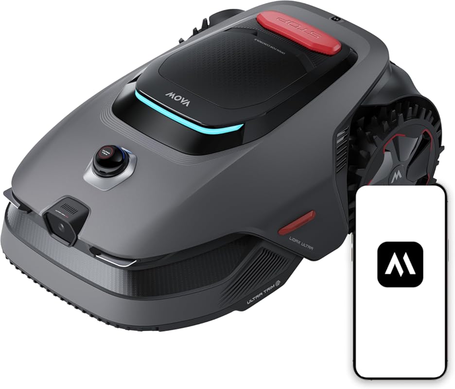 MOVA LiDAX Ultra 2000 Robot Lawn Mower: 4G, wire-free, 360° 3D LiDAR A