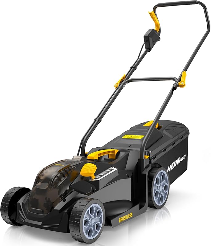 14-Inch Cordless Lawn Mower Compatible with Dewalt 20V MAX, Brushless 