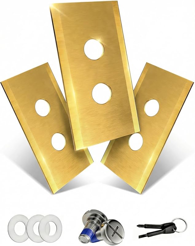 36-Piece Titanium-Coated Replacement Blades with Screwdriver & Hardwar