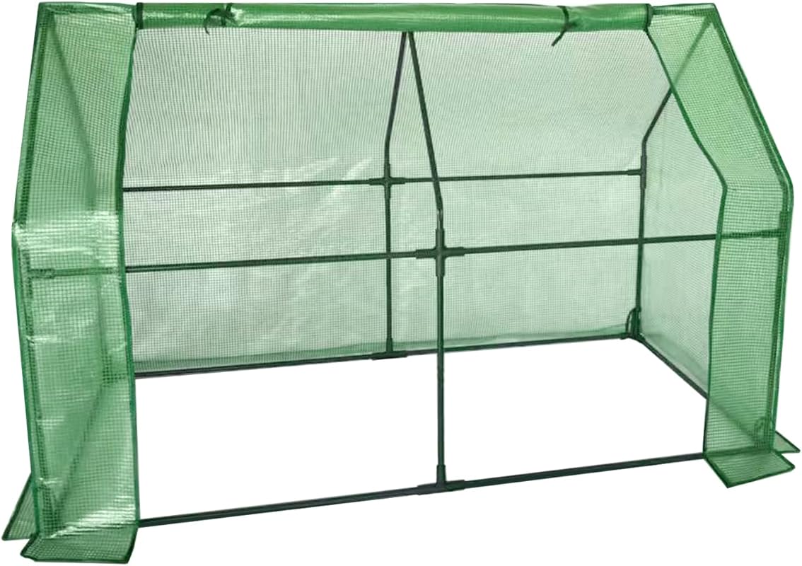 Portable Cold Frame Greenhouse for Indoor Outdoor Use, Features Steel