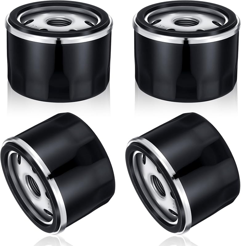 Gisafai 4 Pcs Oil Filters Compatible with Lawn Mower Parts AM125424 GY