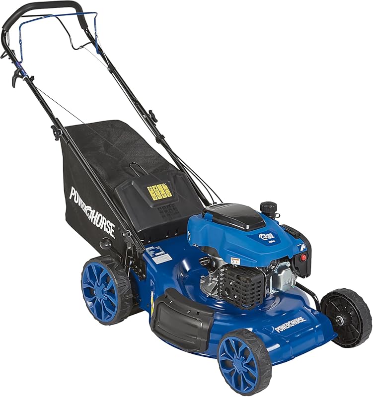 21-Inch 3-in-1 Self-Propelled Gas Lawn Mower with 200cc 4-Stroke OHV E