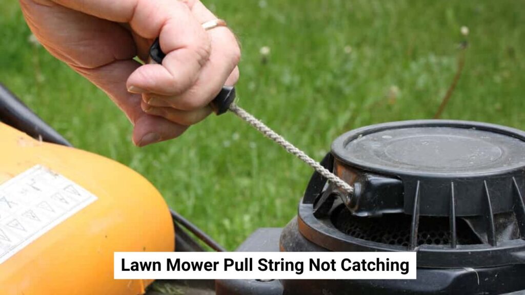 Lawn Mower Pull String Not Catching Lawn Mower Pull String Not Catching