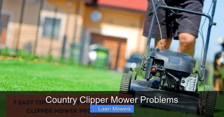 Country Clipper Mower Problems
