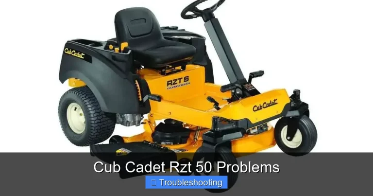 Cub Cadet Rzt 50 Problems