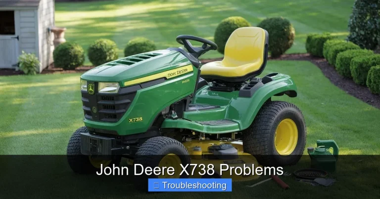 John Deere X738 Problems