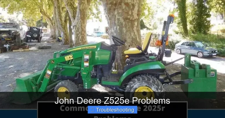 John Deere Z525e Problems