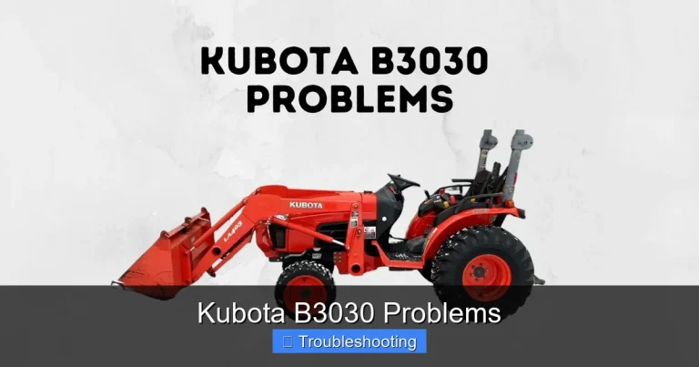 Kubota B3030 Problems Kubota B3030 Problems