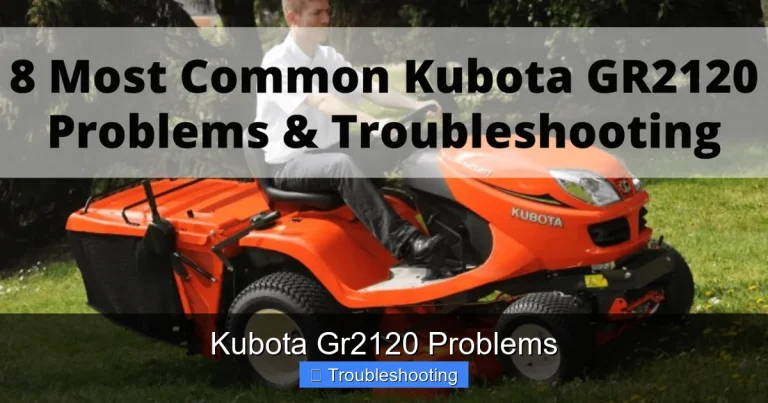 Kubota Gr2120 Problems