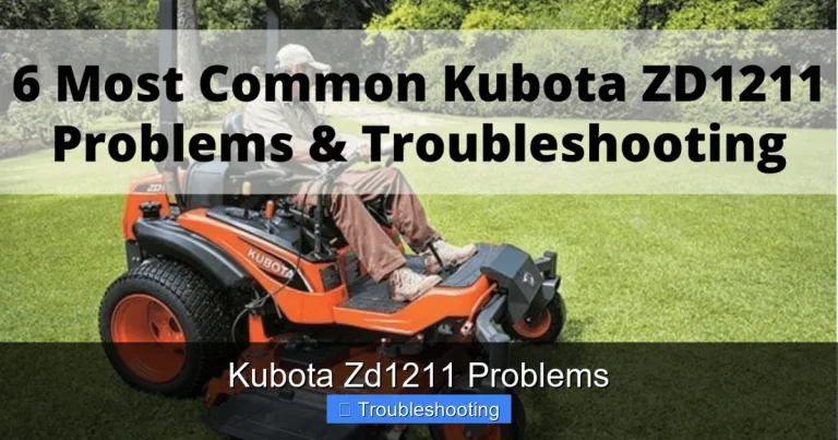 Kubota Zd1211 Problems