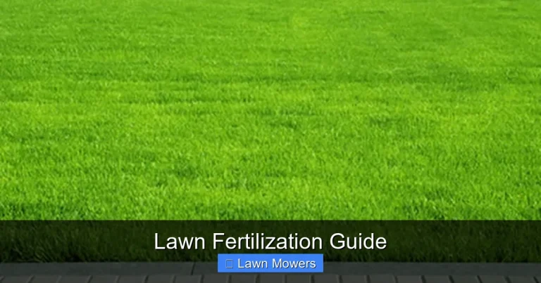 Lawn Fertilization Guide