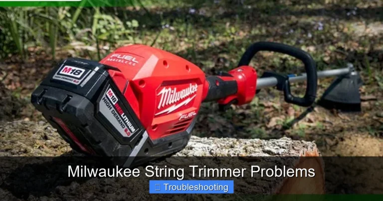 Milwaukee String Trimmer Problems