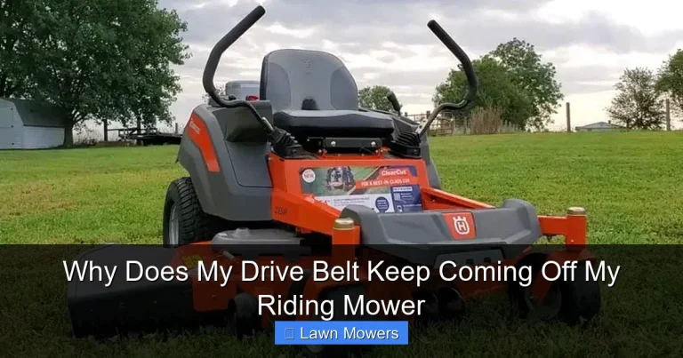 Why Does My Drive Belt Keep Coming Off My Riding Mower Why Does My Drive Belt Keep Coming Off My Riding Mower