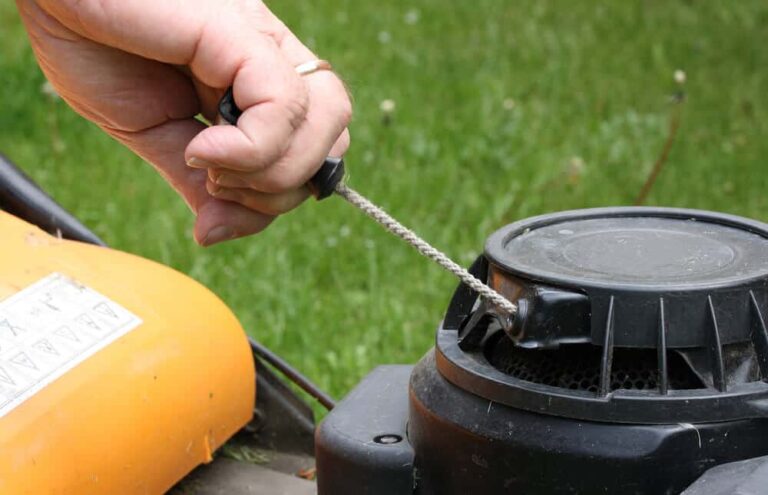 Lawn Mower Pull Cord Won't Retract