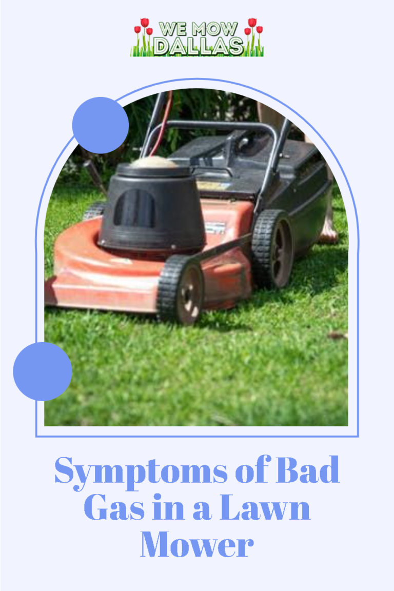 Old Gas In Lawn Mower Symptoms