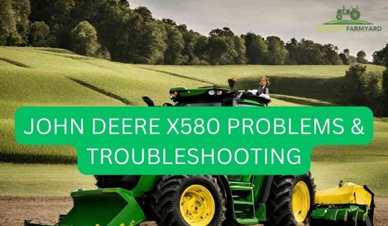 John Deere X580 Mower Problems