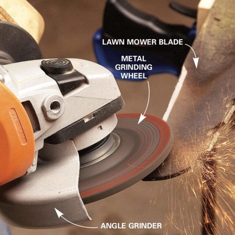 How To Sharpen Lawn Mower Blades Without Removing Them