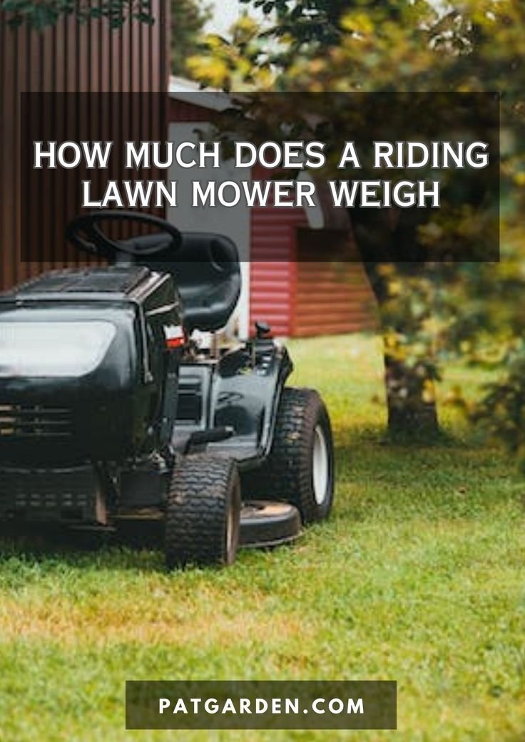How Much Weight Can A Riding Lawn Mower Pull