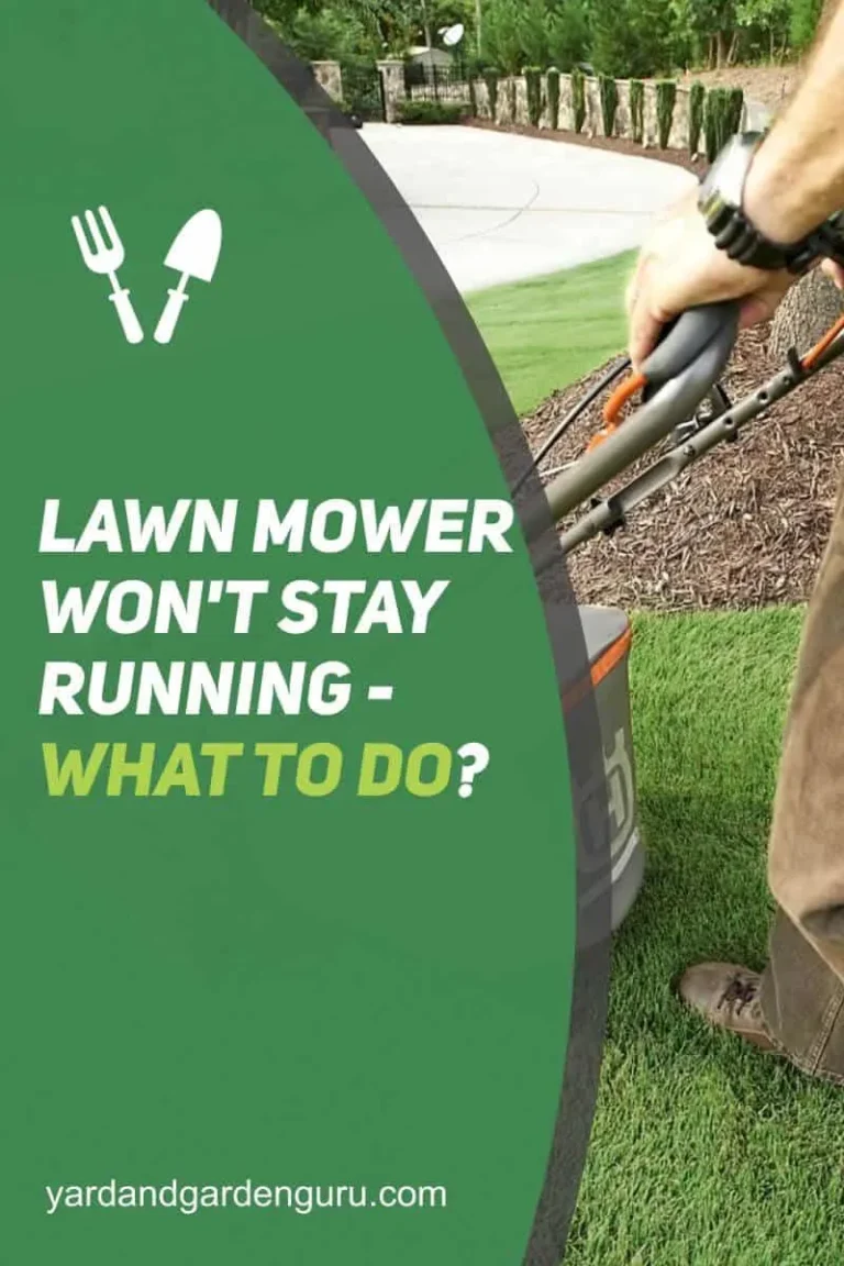 Lawn Mower Won't Stay Running Unless Choke On