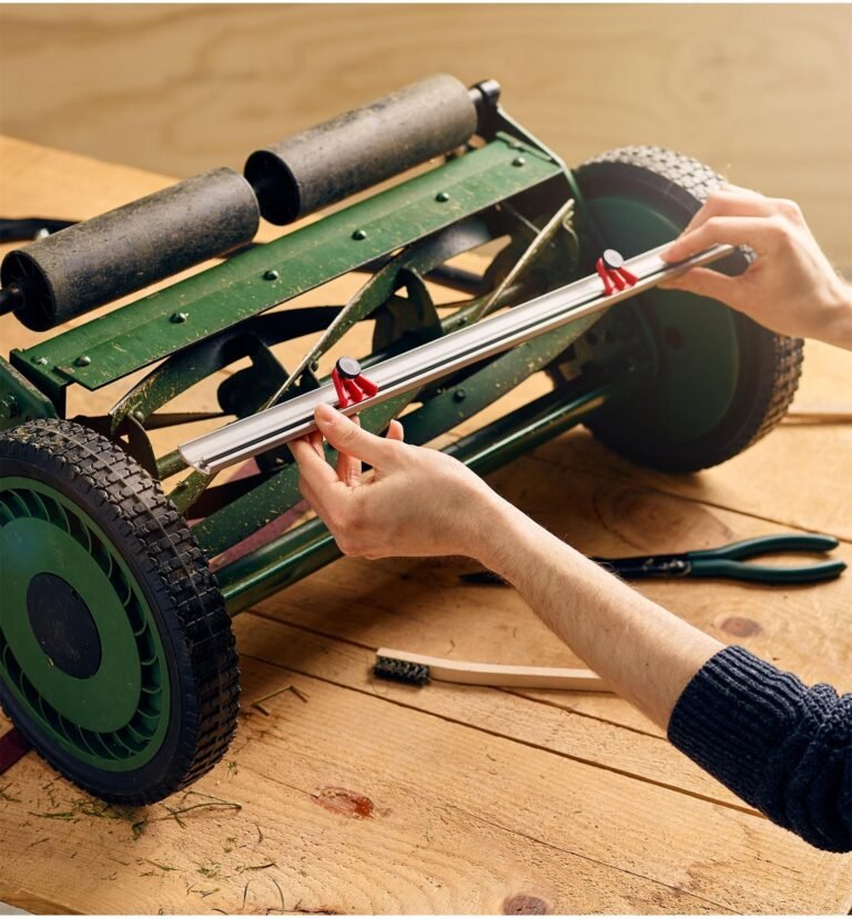 How To Sharpen A Manual Lawn Mower