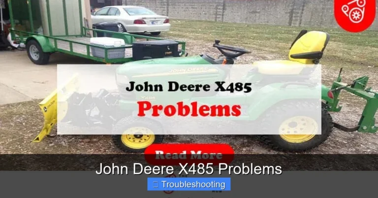 John Deere X485 Problems