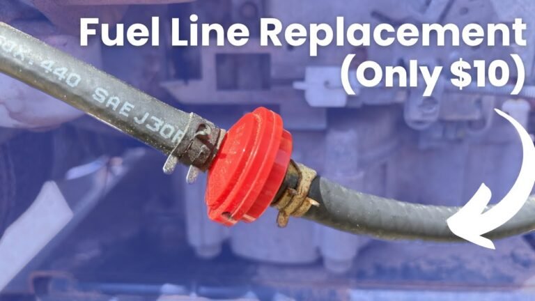 Lawn Mower Fuel Line Replacement