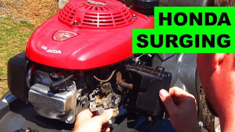 Lawn Mower Surging Up And Down