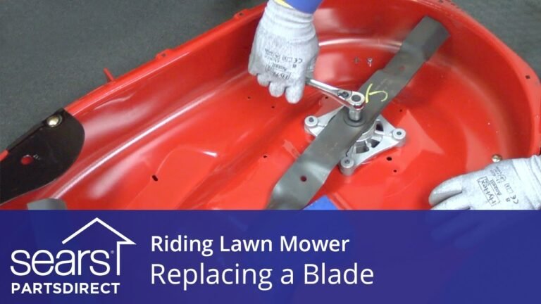 How To Install Riding Mower Blades