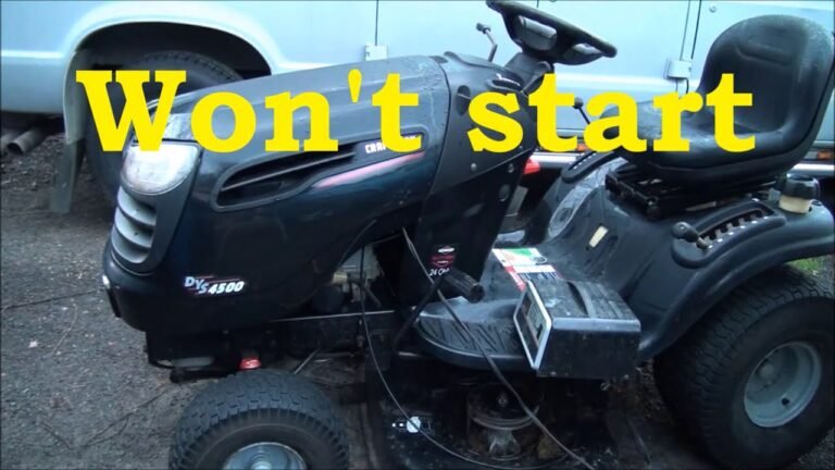 Craftsman Lawn Mower Not Starting