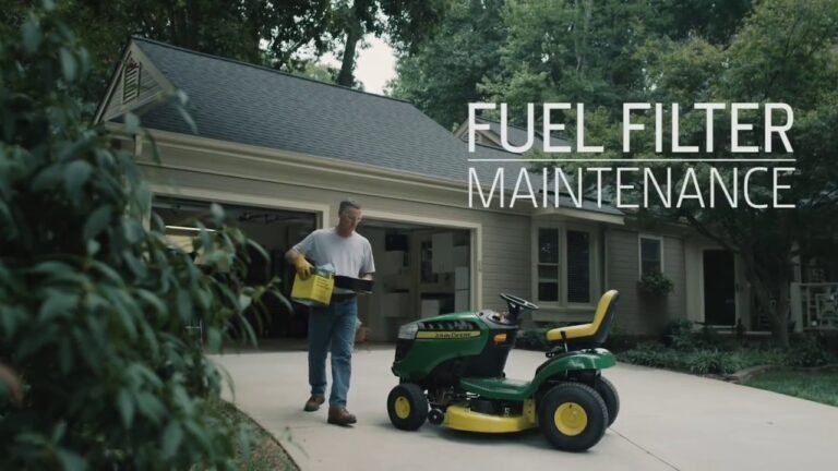 Riding Lawn Mower Fuel Filter Not Filling Up