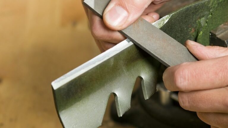 How To Sharpen Lawn Mower Blades With A File